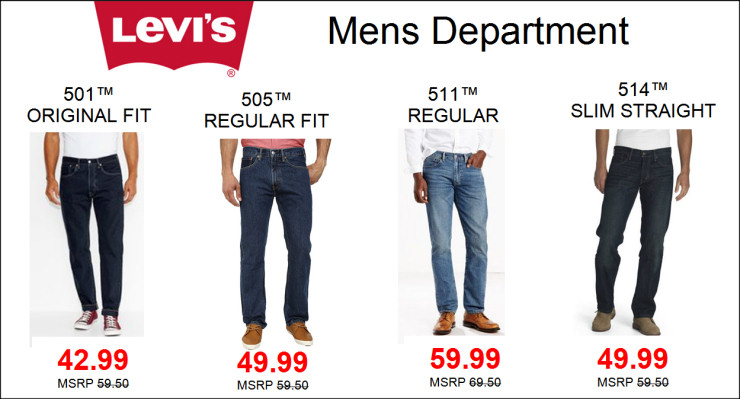 Mens Levi's